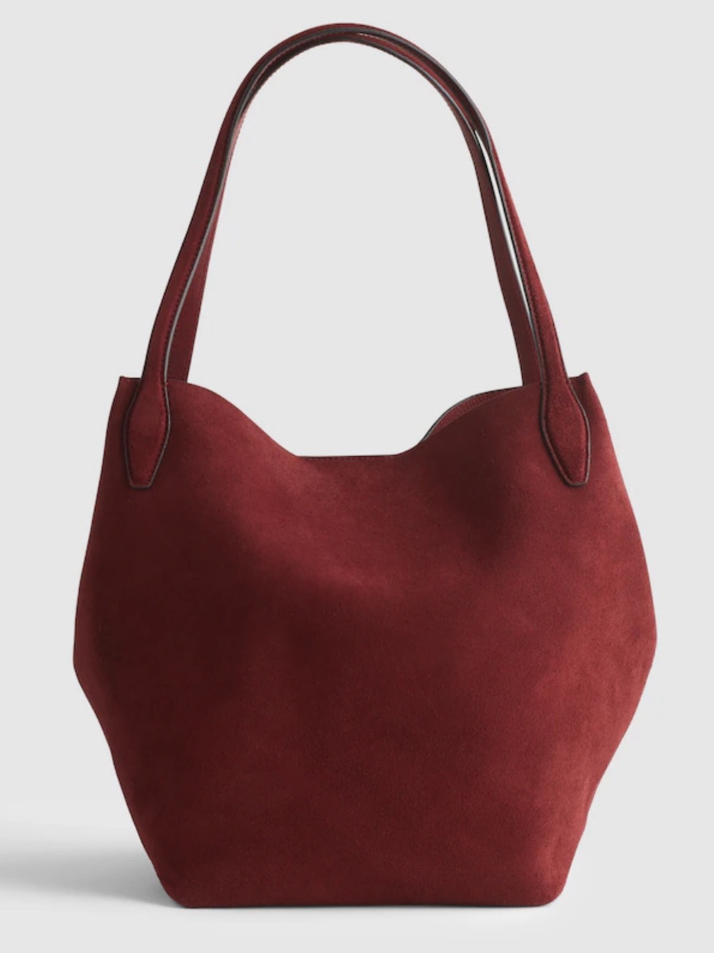☀️ New! MADEWELL Soft Suede Shopper Tote in Sangria